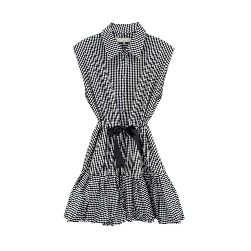 SEA New York Neci Gingham Bubble Dress S